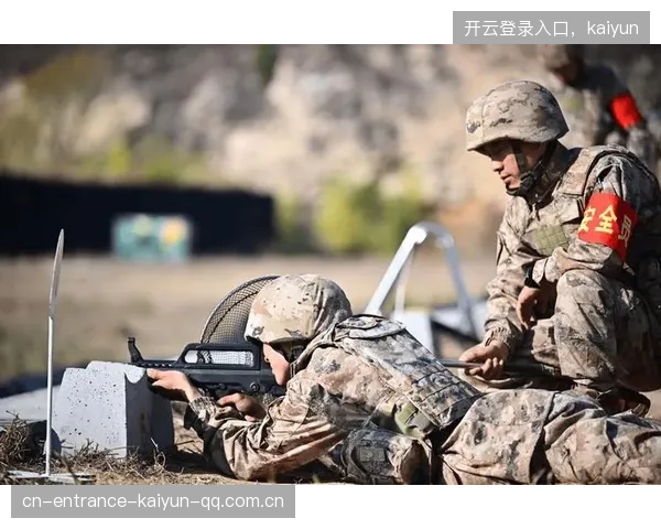 射击选手卧姿射击表现稳定，精准锁定胜利
